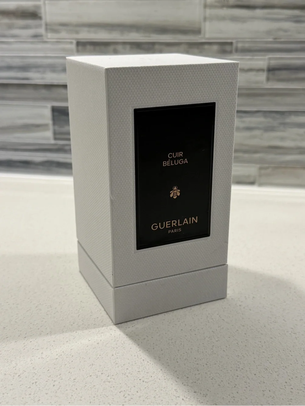 GUERLAIN Cuir Béluga Box - White, Black & Gold